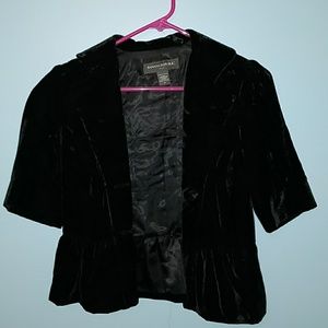 Velvety black banana republic blazer